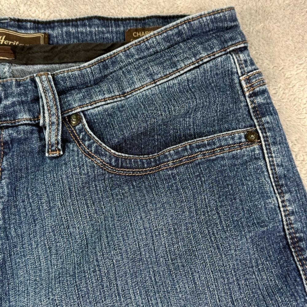 34 Heritage Jeans Mens 35x30 Fits 35x24 Blue Denim Charisma Classic Comfort - Picture 7 of 16